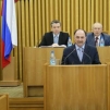 Уполномоченный по правам человека в Калужской области выступает перед депутатами Законодательного Собрания Калужской области с докладом по итогам деятельности в 2010 г.