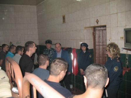 Посещение следственного изолятора в Калуге Уполномоченный по правам человека в Калужской области