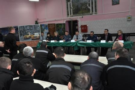«Час вопросов и ответов» в колонии общего режима в п. Товарково Уполномоченный по правам человека в Калужской области