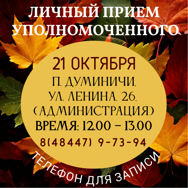 Думиничи - Уполномоченный едет к вам! Уполномоченный по правам человека в Калужской области